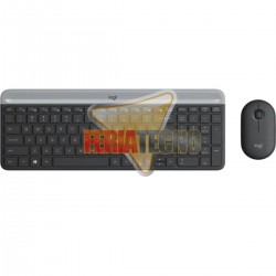 KIT TECLADO Y MOUSE INALAMBRICO USB, LOGITECH MK470
