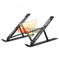 SOPORTE ALUMINIO NOTEBOOK Y TABLET, PEGABLE.