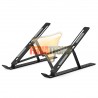 SOPORTE ALUMINIO NOTEBOOK Y TABLET, PEGABLE.