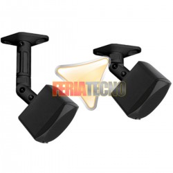 SOPORTE PARLANTE A MURO(2 UNID) SATELITES ,3.5KG, NEGRO.