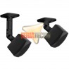 SOPORTE PARLANTE A MURO(2 UNID) SATELITES ,3.5KG, NEGRO.