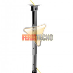 SOPORTE PARA PROYECTOR A TECHO, 13 A 65 CM. 20KG. NEGRO