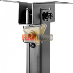 SOPORTE PARA PROYECTOR A TECHO, 13 A 65 CM. 20KG. NEGRO