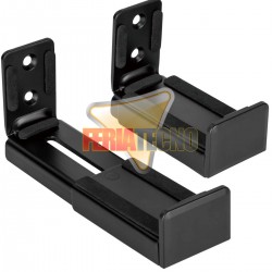 SOPORTE SOUNDBAR BARRA DE SONIDO A MURO (2 UNI.), NEGRO