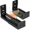 SOPORTE SOUNDBAR BARRA DE SONIDO A MURO (2 UNI.), NEGRO