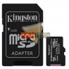 MEMORIA MICRO SD 32 GB CLASE 10 + ADAPTADOR, CANVAS SELECT PLUS,  KINGSTON