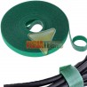 VELCRO DOBLE FAZ 20 MTS X 2CM ANCHO. VERDE AMARRA CABLES