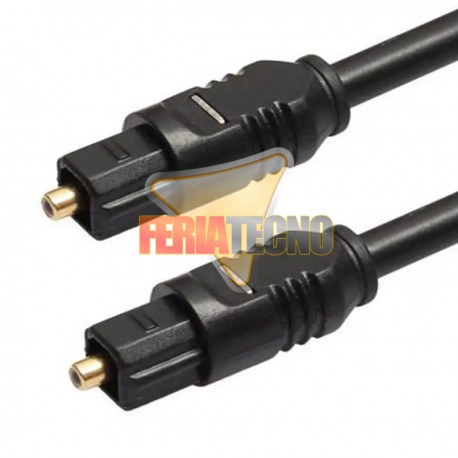 CABLE TOSLINK 3MTS. AUDIO DIGITAL ÓPTICO, ULTRA DELGADO
