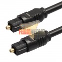 CABLE TOSLINK 3MTS. AUDIO DIGITAL ÓPTICO, ULTRA DELGADO