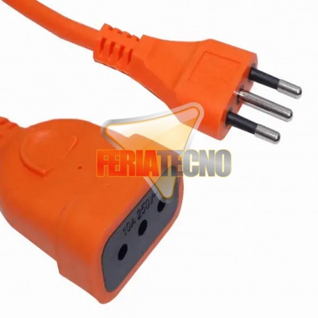 ALARGADOR EXTENSOR ELECTRICO 15 METROS. NARANJO