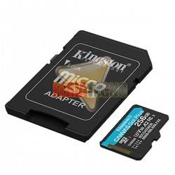 TARJETA KINGSTON MICRO SD 256 GB CANVAS GO PLUS 170MB/S V30