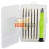 KIT DESTORNILLADOR PRECISION 7 PIEZAS, PARA CELULAR Y NOTEBOOK