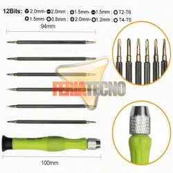 KIT DESTORNILLADOR PRECISION 7 PIEZAS, PARA CELULAR Y NOTEBOOK