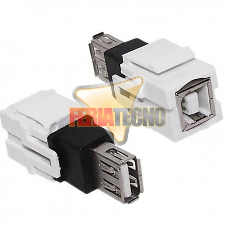 MODULO USB A-B 2.0 H/H PARA PLACA EN MURO