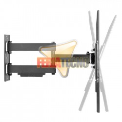 SOPORTE LCD/LED TIPO BRAZO EN MURO 37" A 70". 35KG. NEGRO.