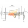 SOPORTE REGULABLE PARA TV LCD, LED EN MURO 60" A 100"