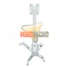 SOPORTE PARA PROYECTOR A TECHO, 13 A 65 CM. 20KG. BLANCO