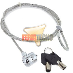 CANDADO DE SEGURIDAD PARA NOTEBOOK 1.8 MTS. CON LLAVE