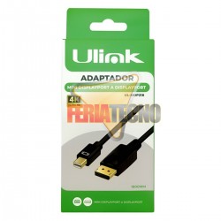 CABLE MINI DISPLAY PORT A DISPLAY PORT 1,8 METROS