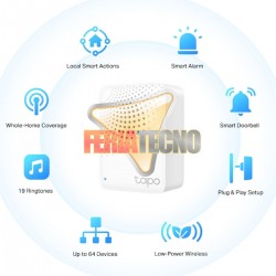 Hub Inteligente con Alarma TP-Link Tapo H100. Enlace para Sensores y Timbres