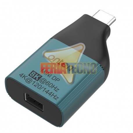 Adaptador USB-C a Mini DisplayPort 8K Onten