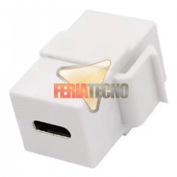 Modulo Keystone USB-C a USB-C Hembra-Hembra 3.1 Gen 2