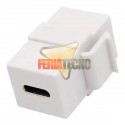 Modulo Keystone USB-C a USB-C Hembra-Hembra 3.1 Gen 2