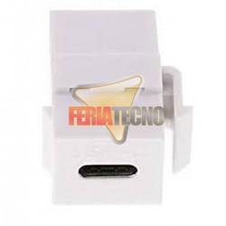 Modulo Keystone USB-C a USB-C Hembra-Hembra 3.1 Gen 2