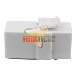 Modulo Keystone USB 3.0 A-A Hembra-Hembra Angulo 90° para Placa en Muro