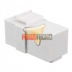Modulo Keystone USB 3.0 A-A Hembra-Hembra Angulo 90° para Placa en Muro