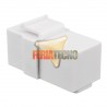 Modulo Keystone USB 3.0 A-A Hembra-Hembra Angulo 90° para Placa en Muro