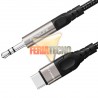 CABLE DE AUDIO PLUG 3.5MM A USB-C 1 METRO M/M