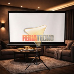 Telón Tripode 180x135 Retráctil 86" Premium