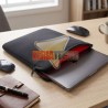 FUNDA PARA NOTEBOOK DE 15.6", CON CIERRE, NEGRA