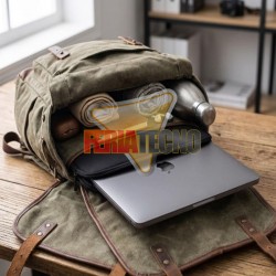 FUNDA PARA NOTEBOOK DE 15.6", CON CIERRE, NEGRA