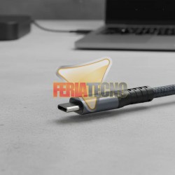 Cable USB-C 4.0 1.8 Metros 8K, Datos 40 Gbps, Carga Rápida 240W