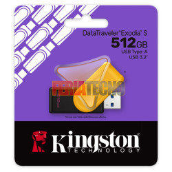 Pendrive 512GB USB 3.2 Kingston Exodia S DataTraveler Amarillo