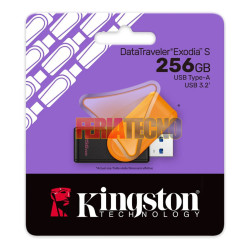 Pendrive 256GB USB 3.2 Kingston Exodia S DataTraveler Naranjo