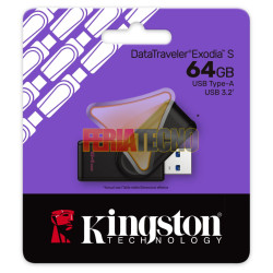 Pendrive 64GB USB 3.2 Kingston Exodia S DataTraveler Negro