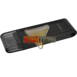 Pendrive 64GB USB-C 3.2 Kingston 70 DataTraveler Negro
