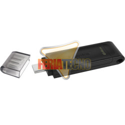 Pendrive 64GB USB-C 3.2 Kingston 70 DataTraveler Negro