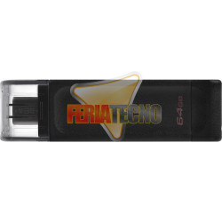 Pendrive 64GB USB-C 3.2 Kingston 70 DataTraveler Negro