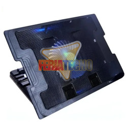 Ventilador para Notebook Ajustable con Soporte para Celular y 2 USB