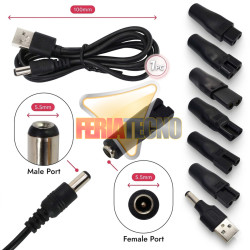 Cable USB Repuesto de Afeitadora y Cortadora de Pelo 6 en 1