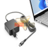 Cargador USB-C a Corriente 65W PD Ultra Rápido Multidispositivo