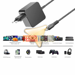 Cargador USB-C a Corriente 65W PD Ultra Rápido Multidispositivo