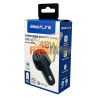 Cargador Dual USB-C + USB-A para Auto Carga Rápida 48W PD-QC
