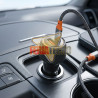 Cargador Dual USB-C + USB-A para Auto Carga Rápida 48W PD-QC