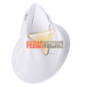 Mouse Ergonómico Vertical Bluetooth Recargable Blanco
