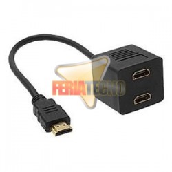 SPLITTER 1 HDMI  A 2 HDMI HEMBRA, PASIVO.